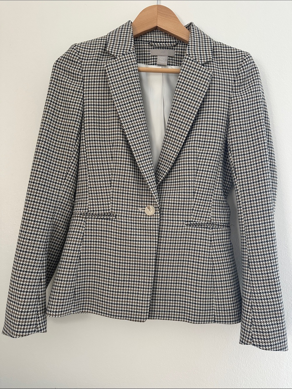 H&M Houndstooth Blazer Size XXS